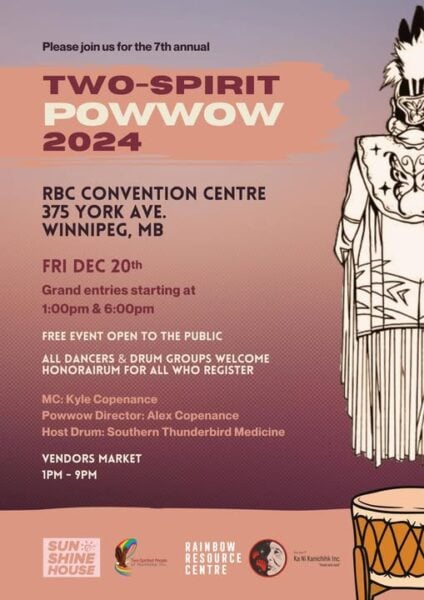 7th Annual Two-Spirit Pow Wow 2024 (Winnipeg, MB)