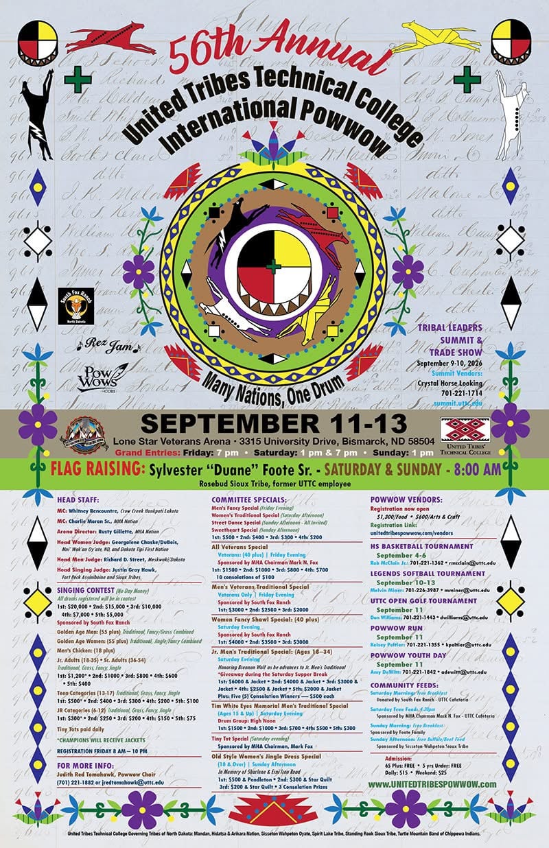 56th Annual United Tribes Technical International Pow Wow 2026