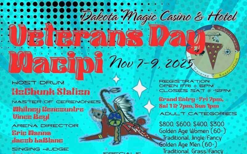 Dakota Magic Casino & Hotel Veterans Day Wacipi 2025