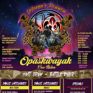 Opaskwayak Cree Nation Veteran's Pow Wow 2026