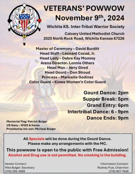 Veteran’s Pow Wow (Wichita) 2024