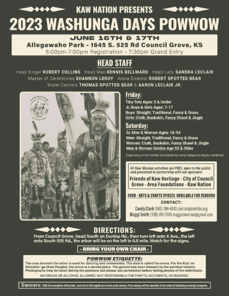 Washunga Days Pow Wow 2023