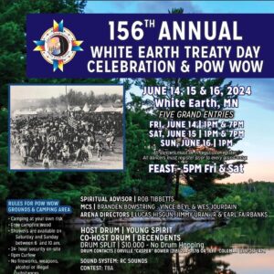 156th Annual White Earth Treaty Day Celebration & Pow Wow 2024