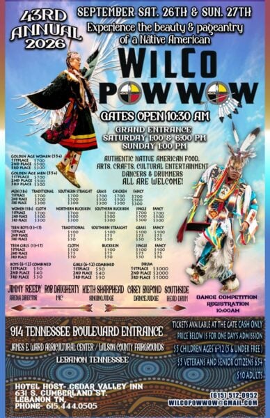 43rd Annual WilCo Pow Wow 2026